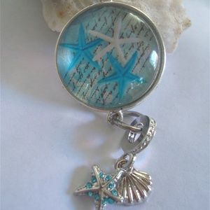 Beach Key Ring,Beach Bag Charms